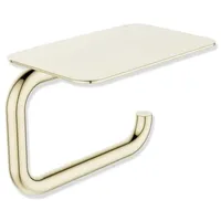 Hewi Serie 480 WC-Papierhalter mit Ablage, PVD beschichtet, messing