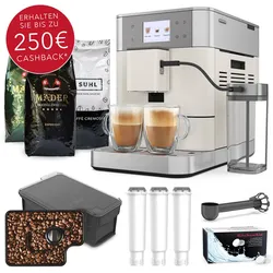 KitchenAid Kaffeevollautomat KF7 5KES8557EPL - Set mit 3 kg Kaffee und Zubehör