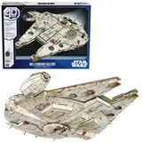 Spin Master 4D Build - Star Wars Millennium Falcon - detailreicher 3D-Modellbausatz aus hochwertigem Karton, 223 Teile, für Star Wars Fans ab 12 Jahren