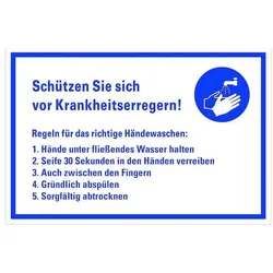 PROTEC Hinweisfolie PHFSVK Schutz vor Krankheitserreger
