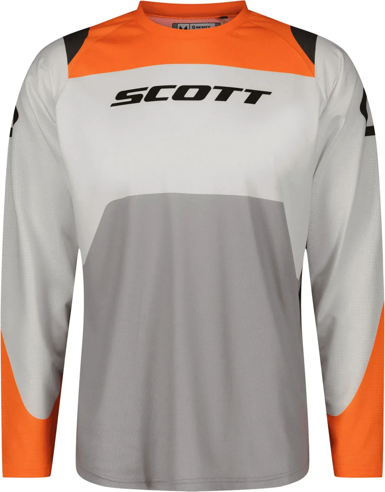 Scott Evo Race S25, maillot - Gris Foncé/Gris Clair/Orange - XXL