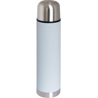 Expo Börse Thermosflasche Edelstahl hellgrau 0,75 Ltr. Isolierkanne
