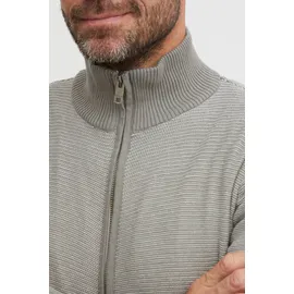 FQ1924 Strickjacke FQ1924 "Strickjacke FQLewis", Herren, Gr. XXL, grau (steel gray), Obermaterial: 100% Baumwolle CO., Strickjacken Strickjacke