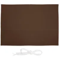 Relaxdays Sonnensegel rechteckig, 2,5 x 3,5 m, wasserabweisend, UV-beständig,
