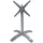Garden Pleasure Tischgestell Picos Aluminium 30 kg grau/silber