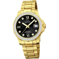 Jaguar Damen Uhr Analog Luxus gold D2UJ895/4 - Goldfarben