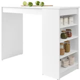 Mirjan24 Bartisch Zotino 115 x 50 x 102 cm Weiß