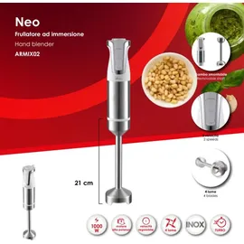 Ardes ARMIX02 Professioneller Stabmixer NEO Professional