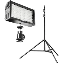 Walimex pro Beleuchtungsset - Videoleuchte) mit 128 LED