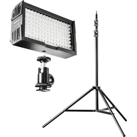 Walimex pro Beleuchtungsset - Videoleuchte) mit 128 LED