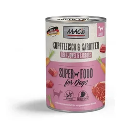 Mac's Hundenassfutter Kopffleisch & Karotten
