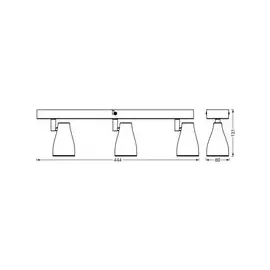 LEDVANCE LED-Leuchte 3x GU10 Weiß