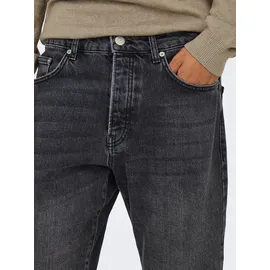 Only & Sons ONSYOKE TAPERED Relax-fit schwarz 28/32