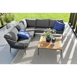 Musterring Ibiza Anreihsofa 164 x 85 x 75 cm grau/schwarz 1 St.