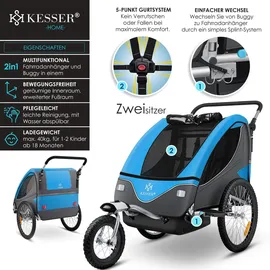 Kesser KINDERANHÄNGER blau 2023