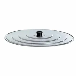Leichter Aluminiumdeckel Ø 60 cm mit Abdampfvorrichtung für Pfannen bis Ø 36 cm: Leichter und handlicher Deckel für Pfannen!