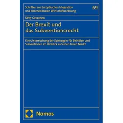 Der Brexit und das Subventionsrecht