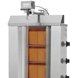 CombiSteel Gyros Grill Gas, Motorposition Oben, 5 Heizzonen