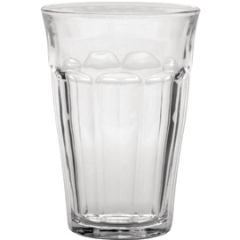 Duralex Picardie Glas, ohne Füllstrich, Glas, durchsichtig, 36 cl / 6 Stück
