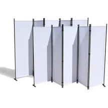 GRASEKAMP 2er Set Paravent 5tlg. (268x167cm)