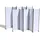GRASEKAMP 2er Set Paravent 5tlg. (268x167cm)