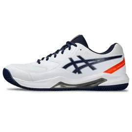 ASICS Herren Gel-Dedicate 8 Clay Sneaker, White Blue Expanse, 42