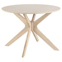 AC Design Furniture Dion Esstisch, B: 105 x H: 75 x T: 105 cm, Eiche, MDF,1 Stück