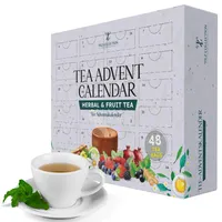 Tee Adventskalender 2025 24 aromatisierte Tee Sorten Geschenkset