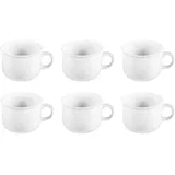 Thomas 6 x Kaffee-Obertasse - Trend Weiß 11400-800001-14742 Porzellan Geschirr - -