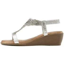 LASCANA Sommerschuh Damen Silber 39