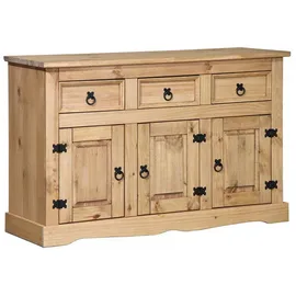 Möbilia Sideboard 132 x 84 x 44 cm Honig