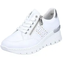 Rieker Sneaker Low Weiß/Rose 40