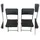 Sedex Mila Klappstuhl 51 x 46 x 86 cm schwarz 2 St.