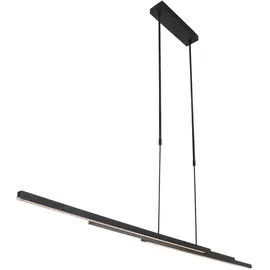 Steinhauer Hängeleuchte Esszimmerleuchte Pendelleuchte LED Höhenverstellbar schwarz dimmbar