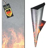 FireMat Silk-A Edition Kratzmatte 30 cm x 60 cm Grau/Türkis