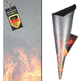 FireMat Silk-A Edition Kratzmatte 30 cm x 60 cm Grau/Türkis