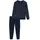 SCHIESSER Pyjama Fine Interlock Blau M-L