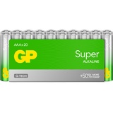 GP Super Alkaline AAA/LR03 20-pack