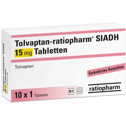 TOLVAPTAN-ratiopharm SIADH 15 mg Tabletten 10 St