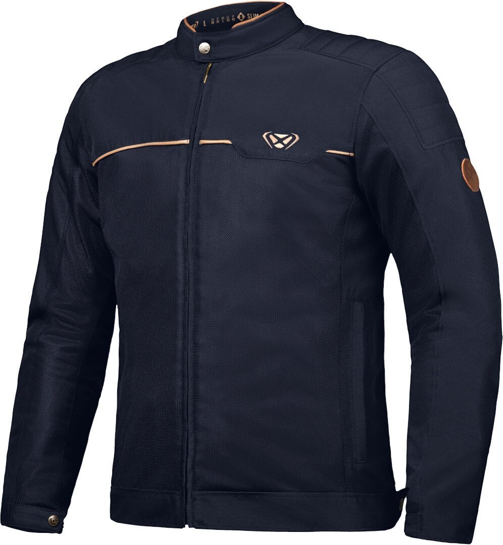 Ixon Cornet Motorfiets Textiel Jas, blauw, 3XL Voorman