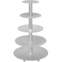 Schneider Etagen-Tortenständer, 5-Etagen, silber