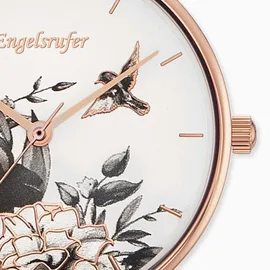 Engelsrufer Flower Quarz Edelstahl 34 mm ERWA-FLOWER1-MR-MR