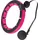 OEM HMS Hula-Hoop-Reifen Hula Hoop mit Gewicht und Zähler Fitnessgerät Sportgerät Fitnessring, MIT MAGNETEN UND SCHWERKRAFTBALL + ZÄHLER rosa|schwarz