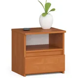 Akord Nachtschrank Akord 40 x 40 x 35 cm Erle
