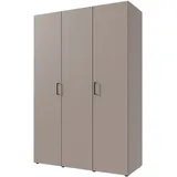 WIMEX Kleiderschrank »Mugano,in 8 Breiten,3 Höhen,2 Tiefen, viele Farben, Made in Germany« in Basic oder Premium Ausstattung, mit langen oder kurzen Griffen aus Metall, mit oder ohne Spiegel, schwarz