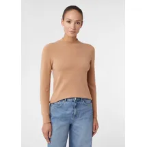 Comma, Longpullover Strickpullover Braun 40
