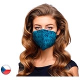 Tschechischer FFP2 Nano-Respirator - Blaue Blätter (Nr.32)