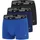 Nike Boxershorts 3 Einheiten Blau / Pearl Blue / Obsidian S