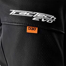 RST Tractech Evo D3O Lederjacke perforiert Schwarz/Weiß 3XL
