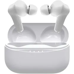 Vivanco True Wireless Comfort Pair Bluetooth-Kopfhörer weiß Powerbank, 10 Stunden zusätzliche Wiedergabezeit Bluetooth-Kopfhörer